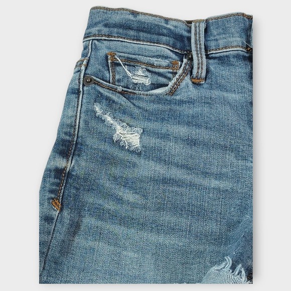 Women's MUDD High Rise Midi Shorts Size 0 Flex Stretch - Picture 4 of 7